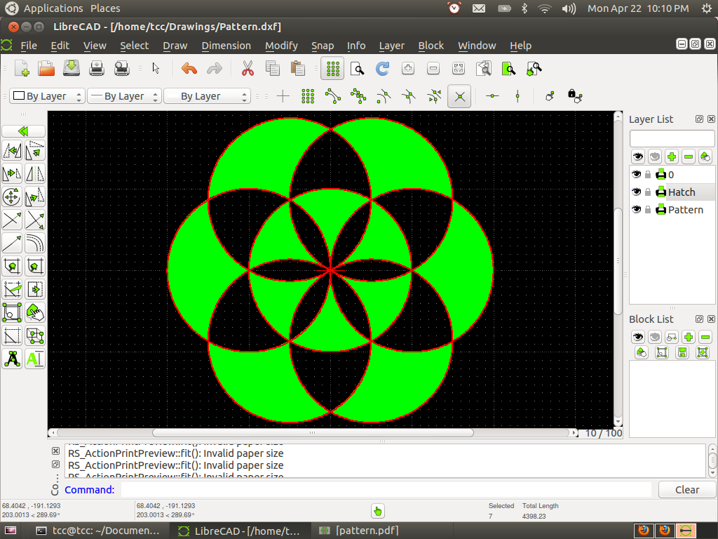 librecad quotlibrary browser