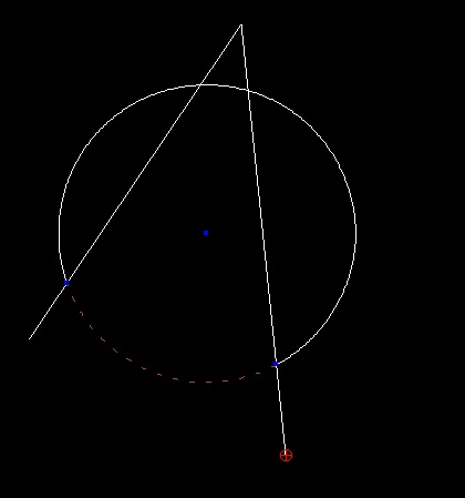 librecad trim circle