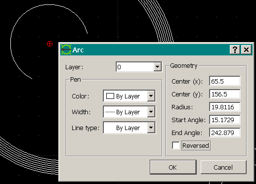 librecad arc