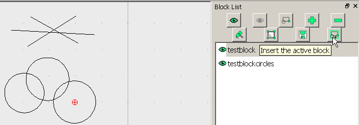 create a block in librecad