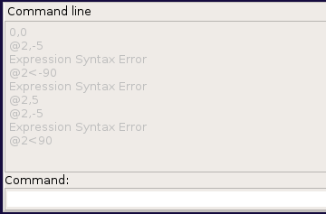 Command line error