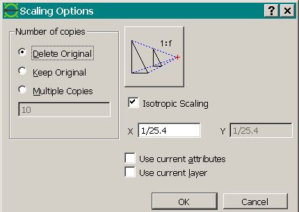 librecad set scale