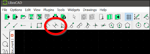 Line Toolbar - Parallel Cmd